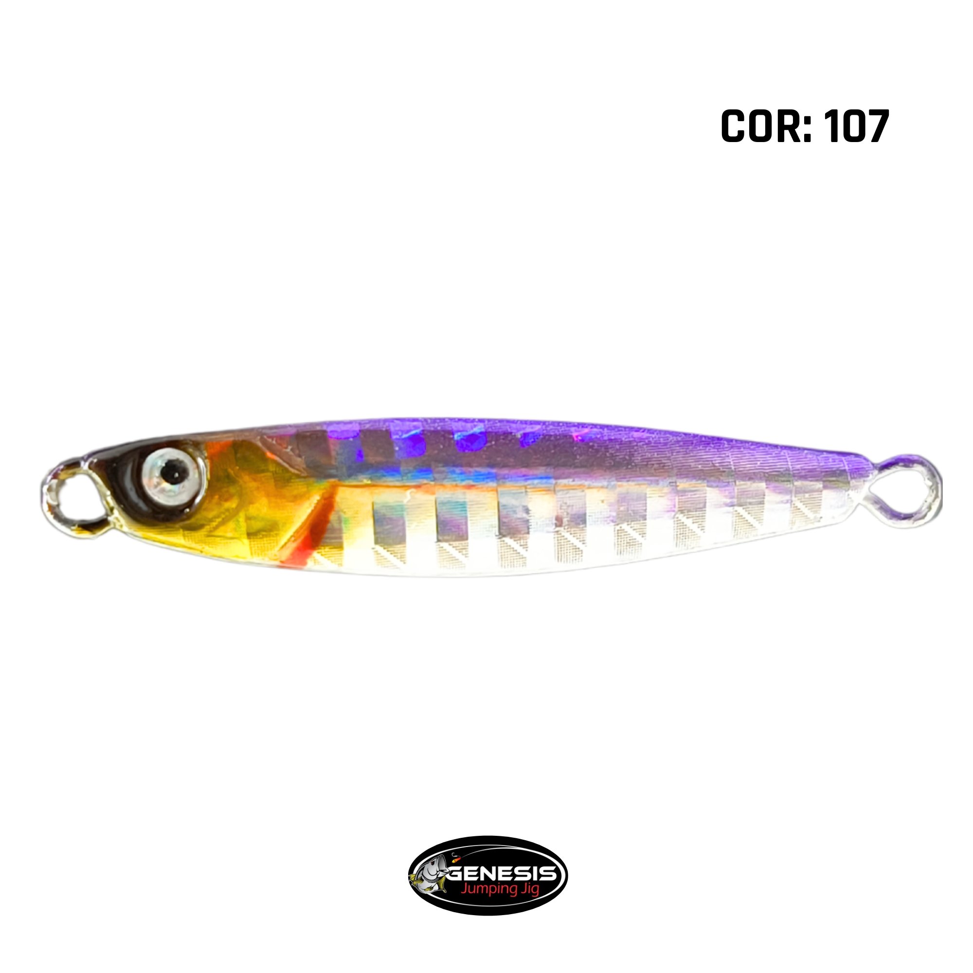 Isca Genesis Micro Jig Trick Holográfico 10g