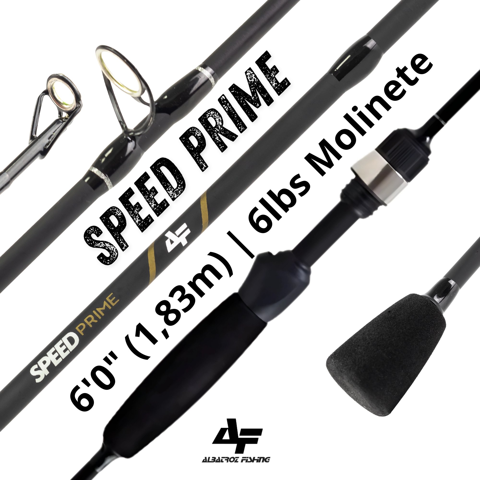 Vara Albatroz Fishing SpeedPrime | 6'0 (1,83m) 6lbs - Molinete (1