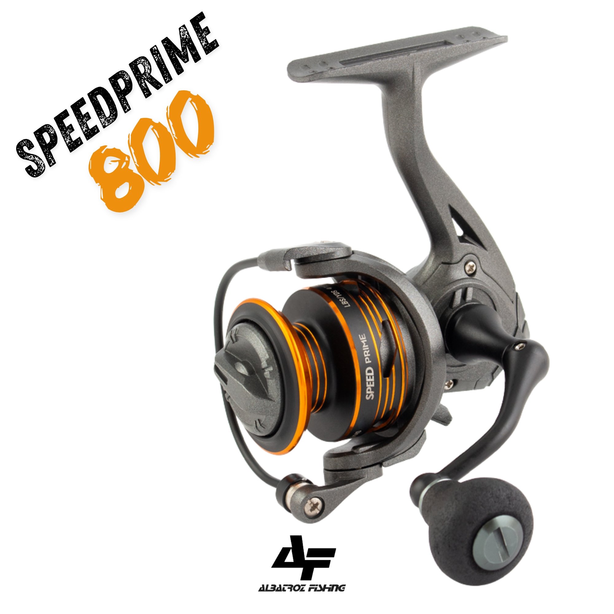 マリモ！ Molinete Albatroz SpeedPrime 800 Velocidade de 5.2:1 Drag de 4,8kg