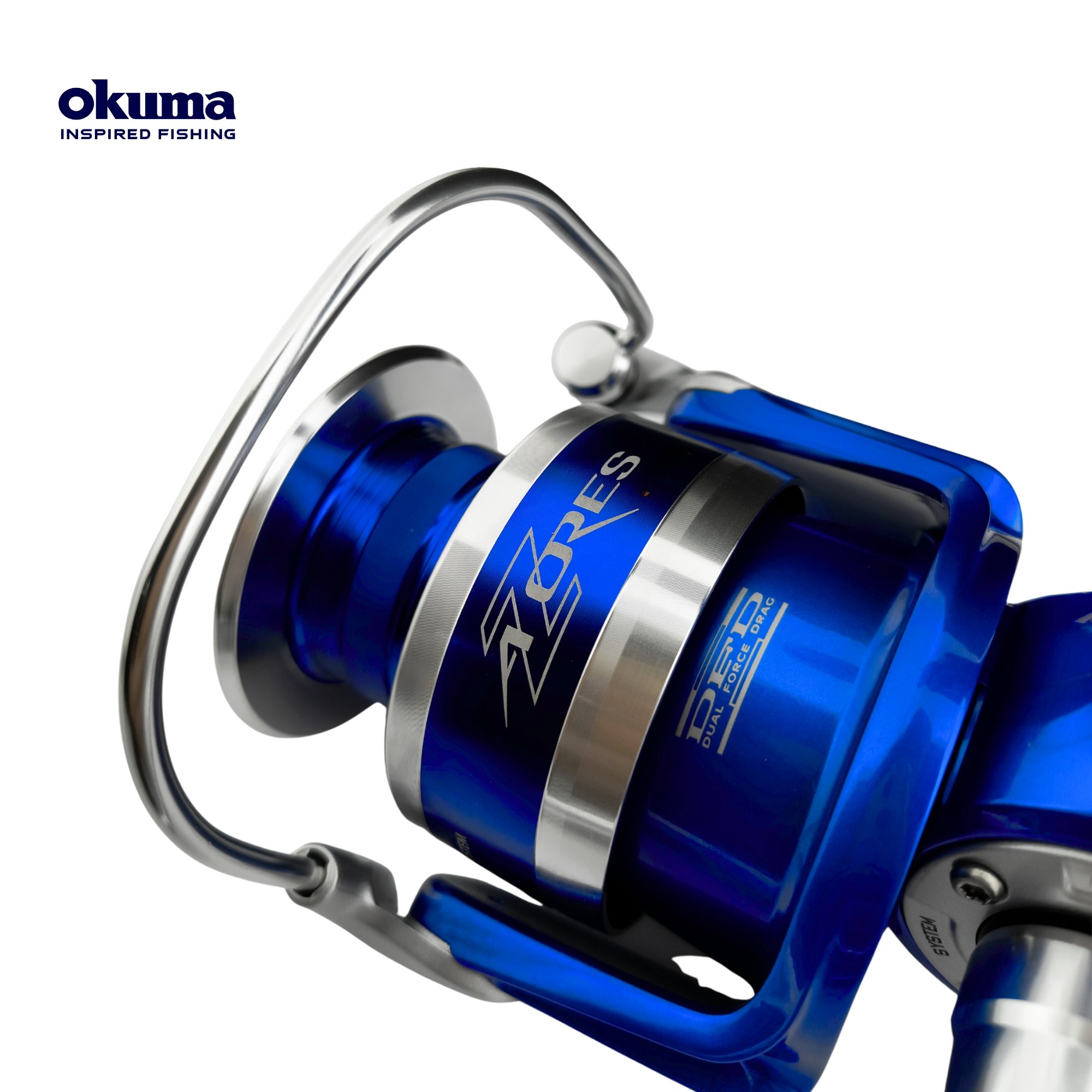 Molinete Okuma Azores 6500 | 7 Rol. Vel. 5.4:1 Drag 20Kg