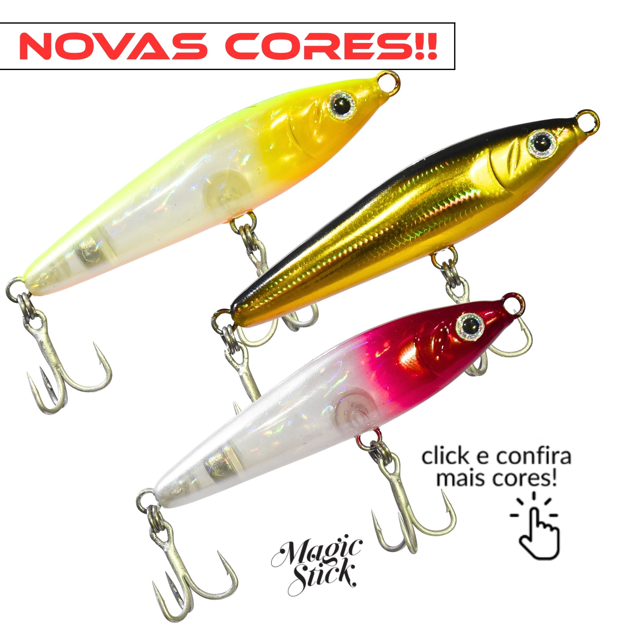 Isca Lucky by Nelson Nakamura Magic Stick 70 | 7cm - 6,5g (CORES