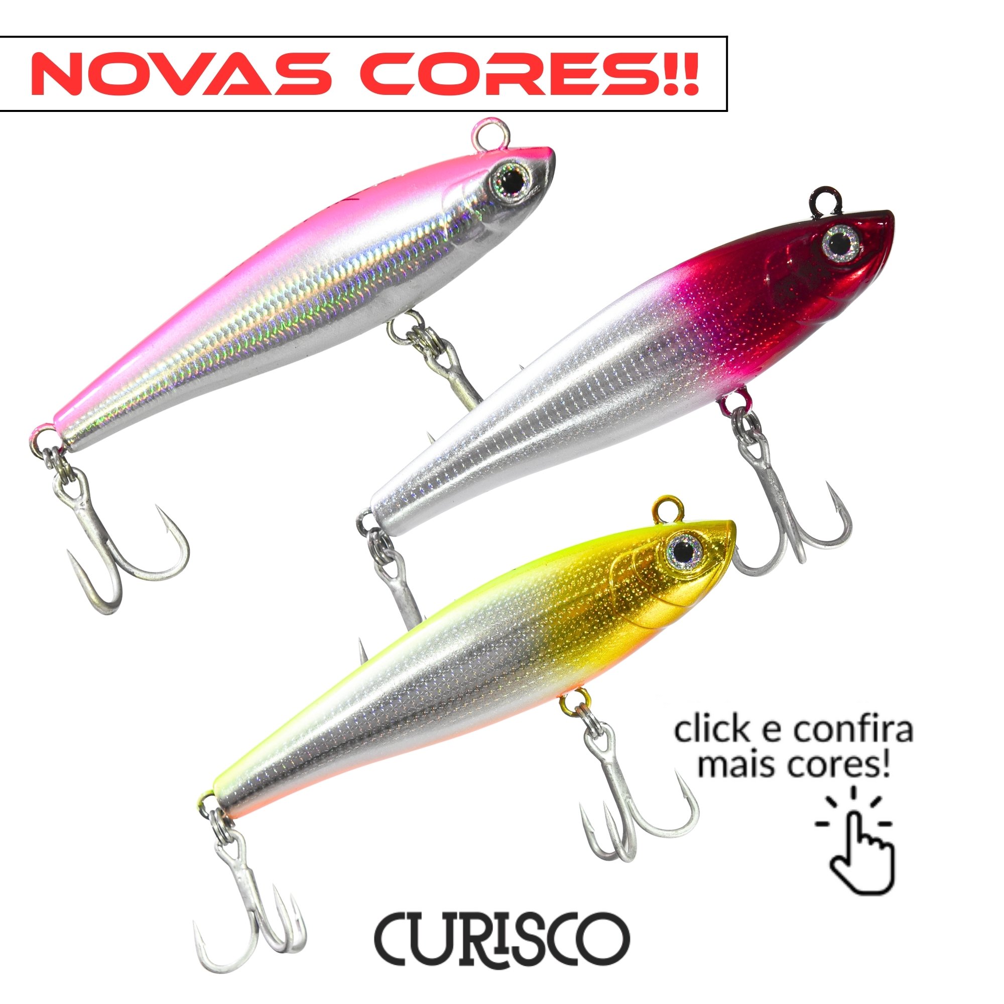 Isca Lucky by Nelson Nakamura Curisco 90 | 9cm - 15g (CORES NOVAS)
