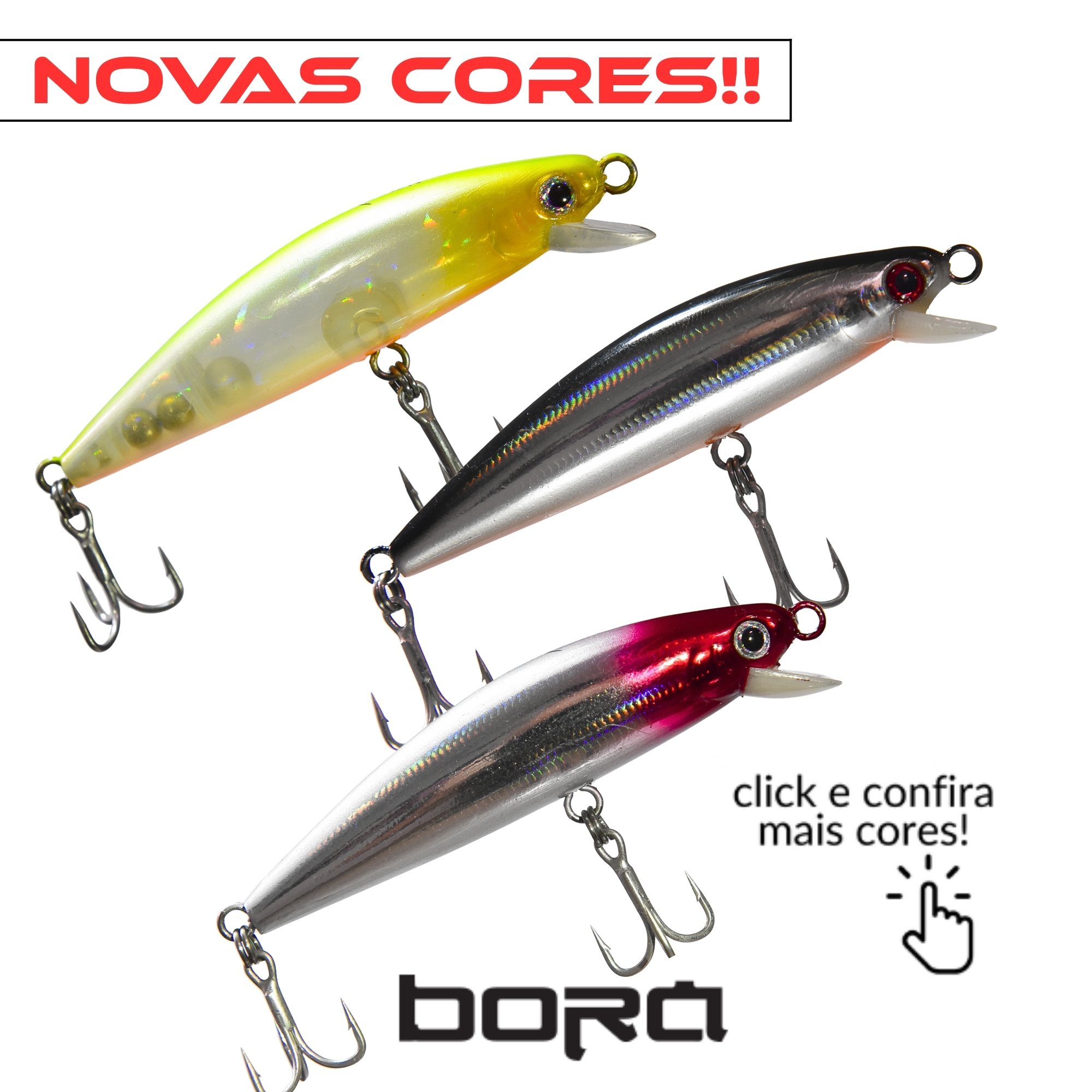 Isca Lucky by Nelson Nakamura Borá 75 | 7,5cm - 7g (CORES NOVAS)