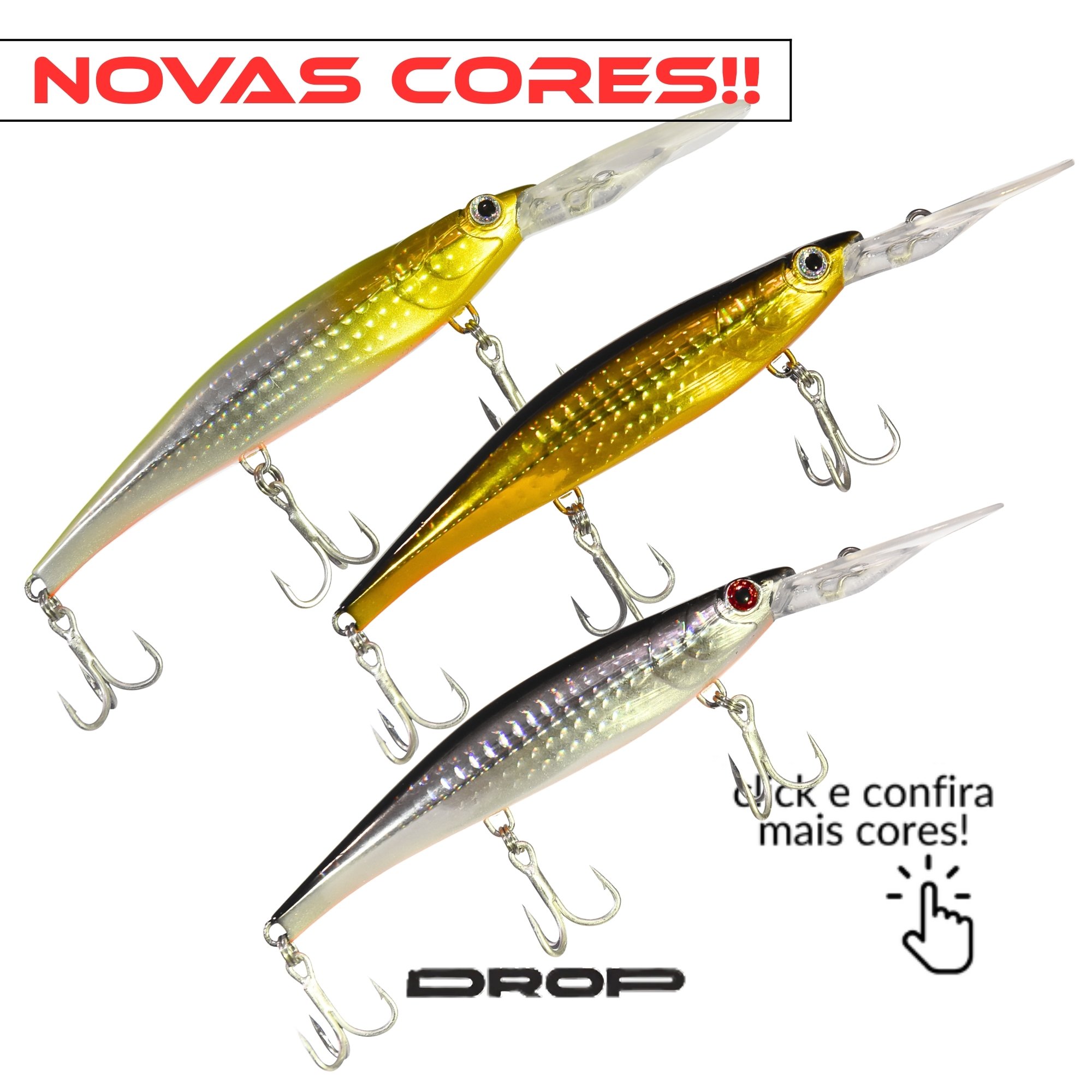 Isca Lucky by Nelson Nakamura Drop 110 | 11cm - 20g (CORES NOVAS)