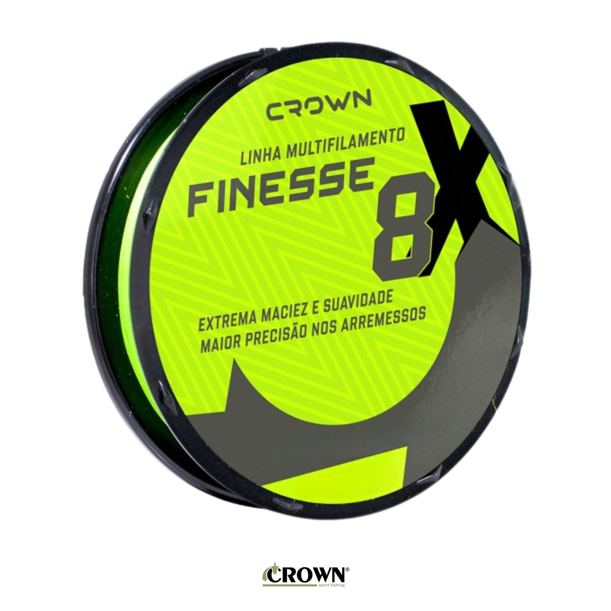 Linha Multifilamento Finesse 8x Verde - 150m | Crown