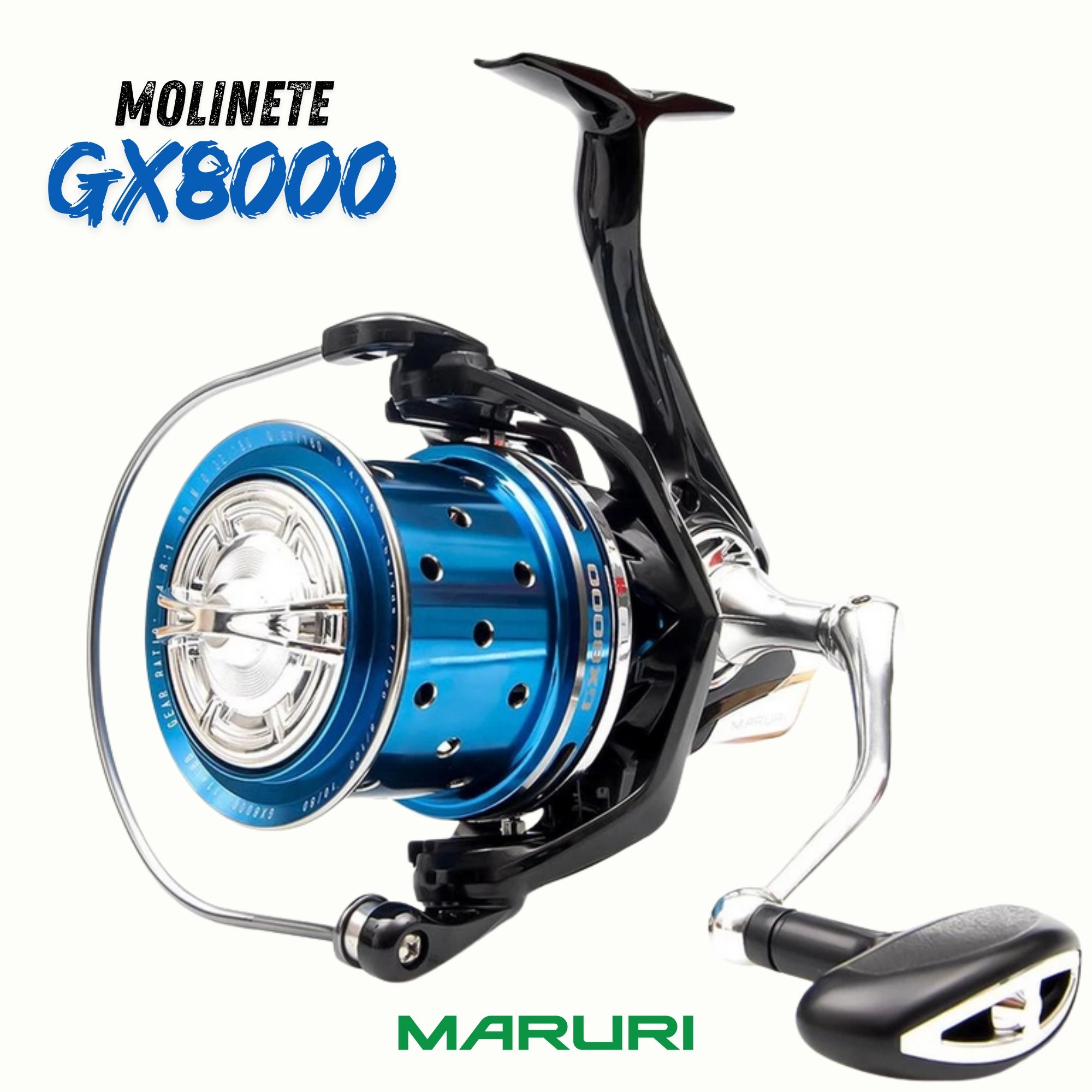 maru189ページ④ Molinete Maruri GX 8000 | Vel. 4.8:1 Rol 11+1 Drag 25kg