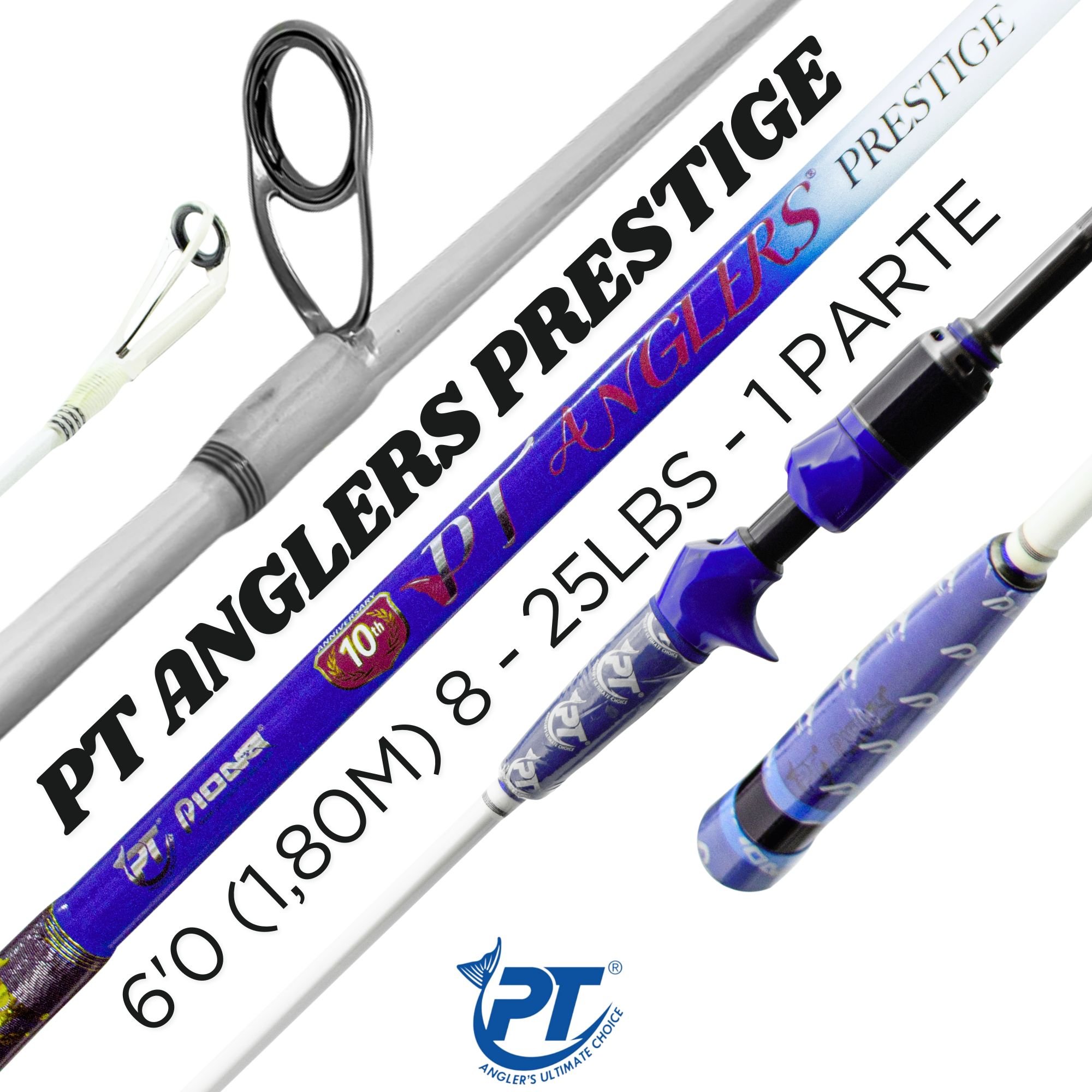 Vara Pioneer PT Anglers Cast Prestige 6'0″ (1.80m) | 8-25lb para