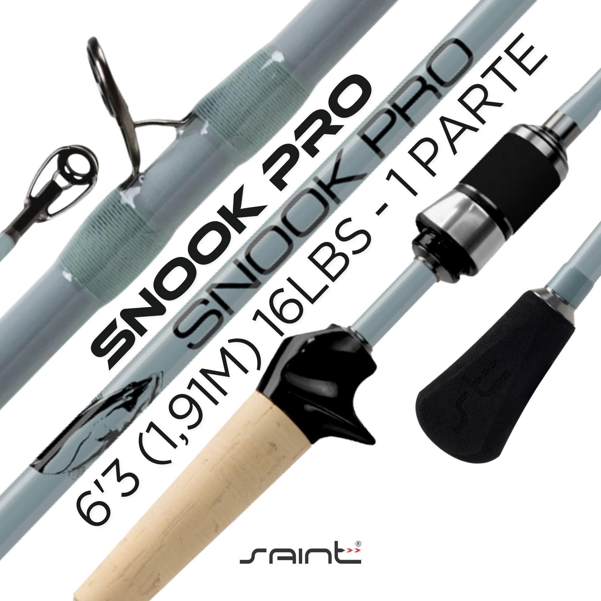 Vara Saint Snook Pro 6'3'' (1,91m) 16lbs - Carretilha