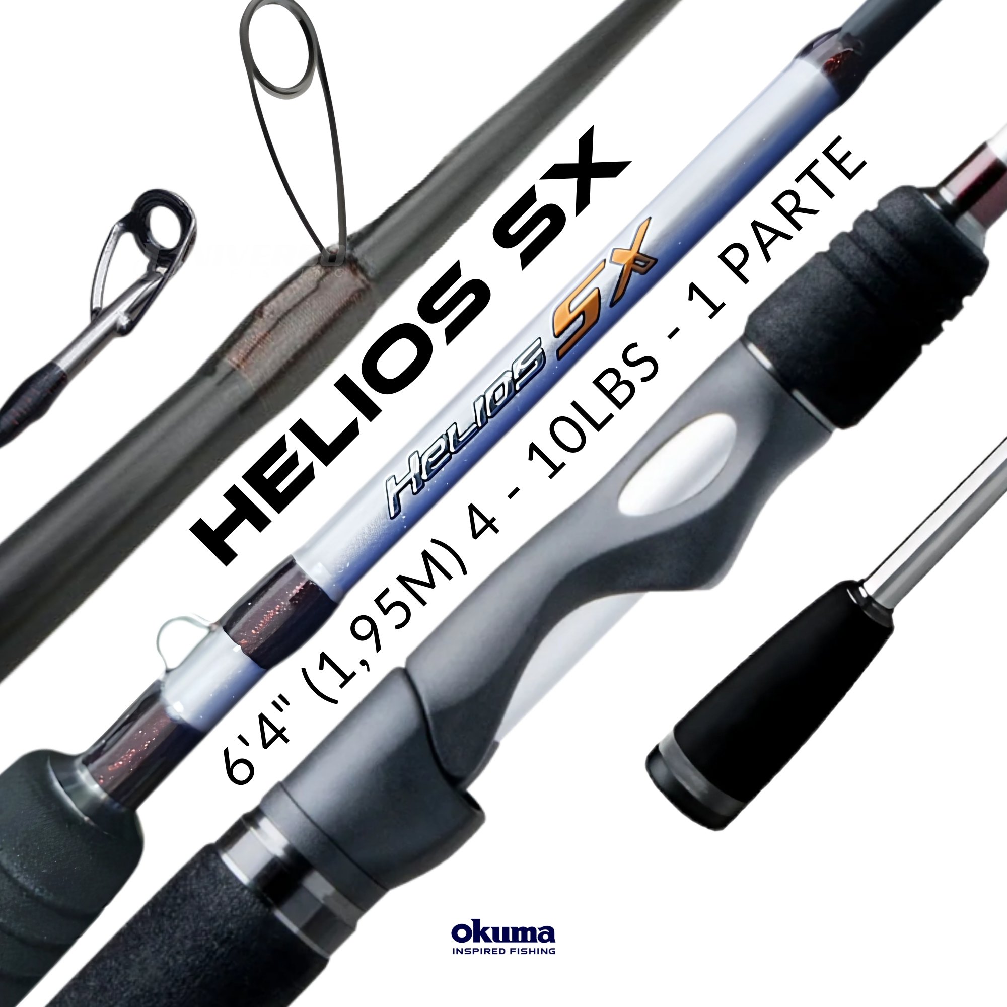 そら Vara Okuma Helios SX | 6'4'' (1,95m) 4-10lb - Molinete