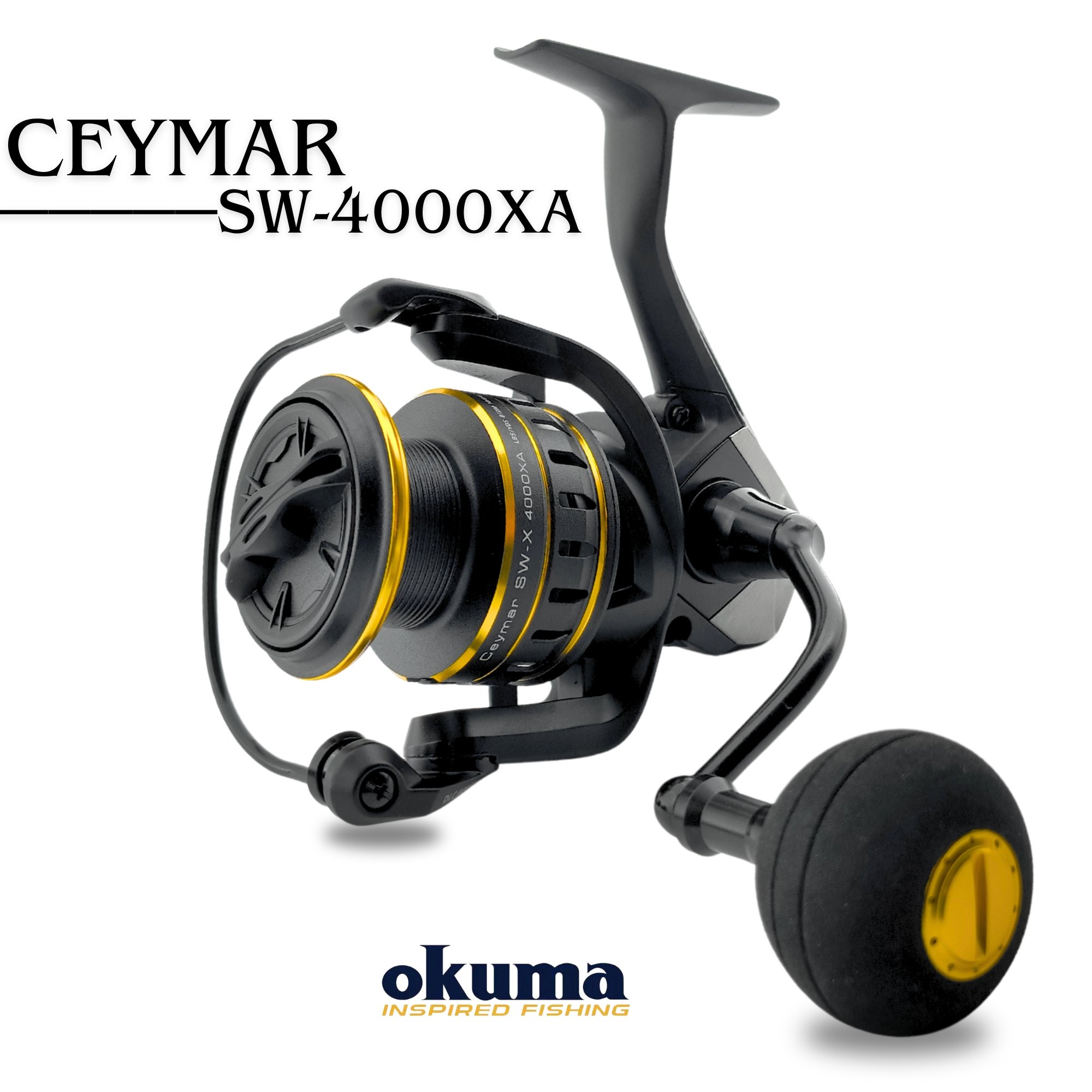Molinete Okuma Ceymar SW-4000XA | 8 Rolamentos 6.2:1 Drag 9kg