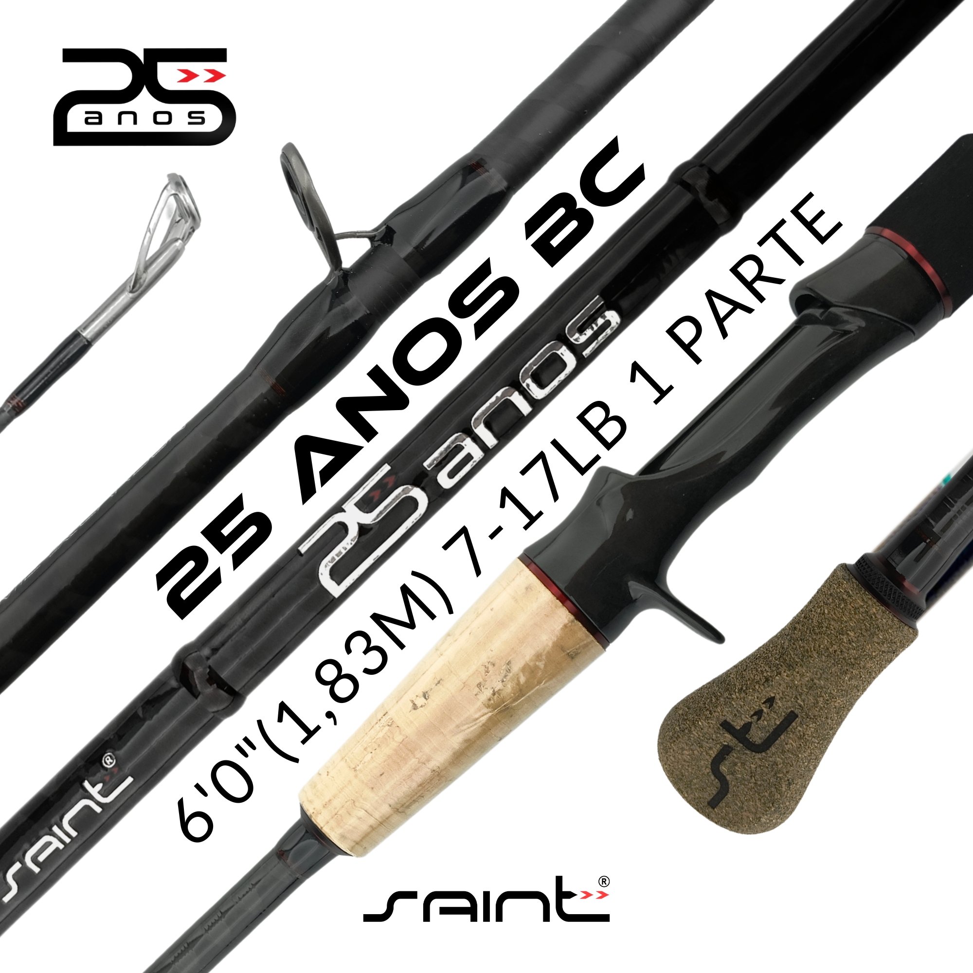 Sanders size7 25-25.5くらい Vara Saint 25 Anos 6'0'' (1,83m) 7-17lbs - Carretilha