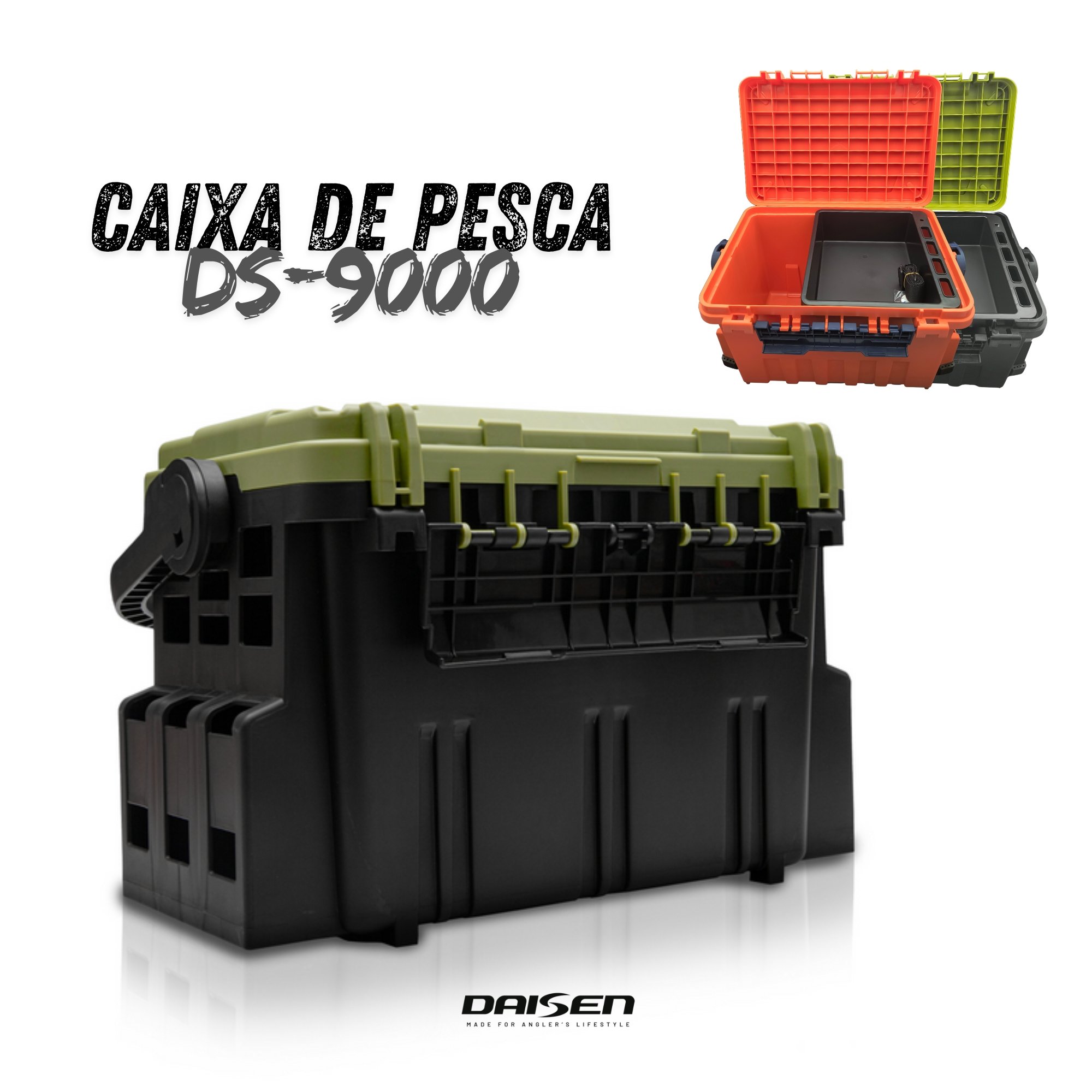 Caixa Multicase Zest ZMC 349 c/ 18 Divisórias Removíveis