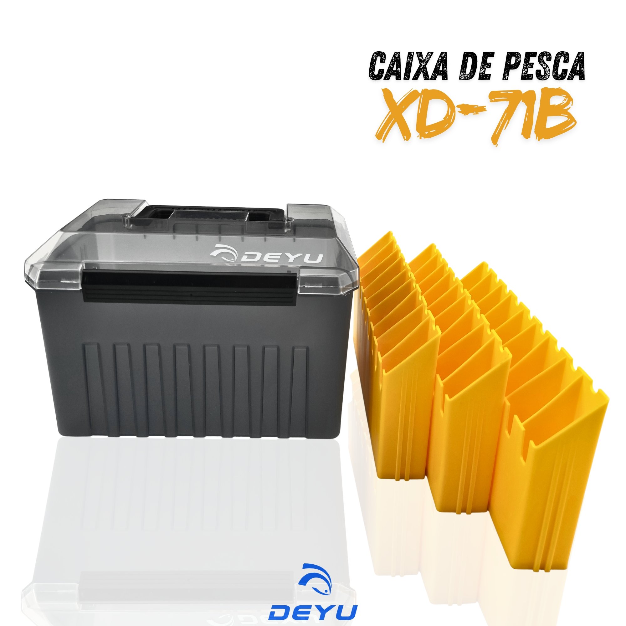 Caixa de Pesca Deyu XD-71B | 23.5x17.6x16.5
