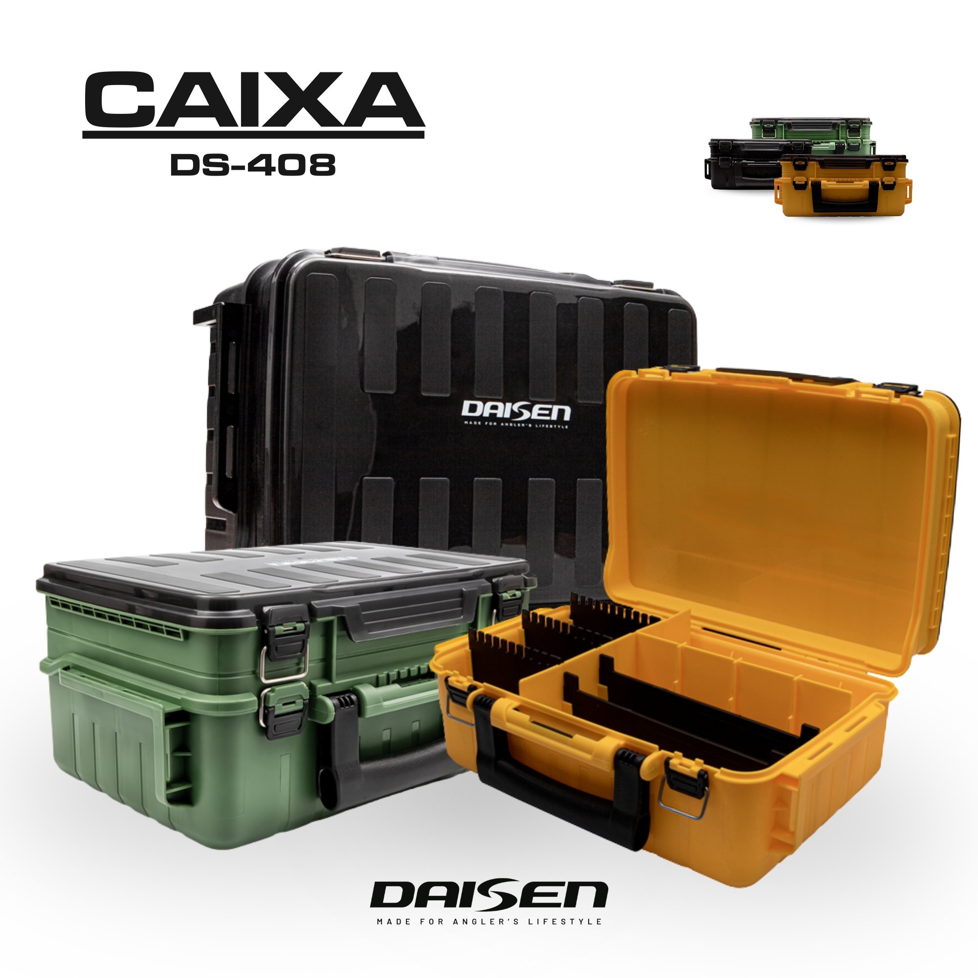 Caixa Multicase Zest ZMC 349 c/ 18 Divisórias Removíveis
