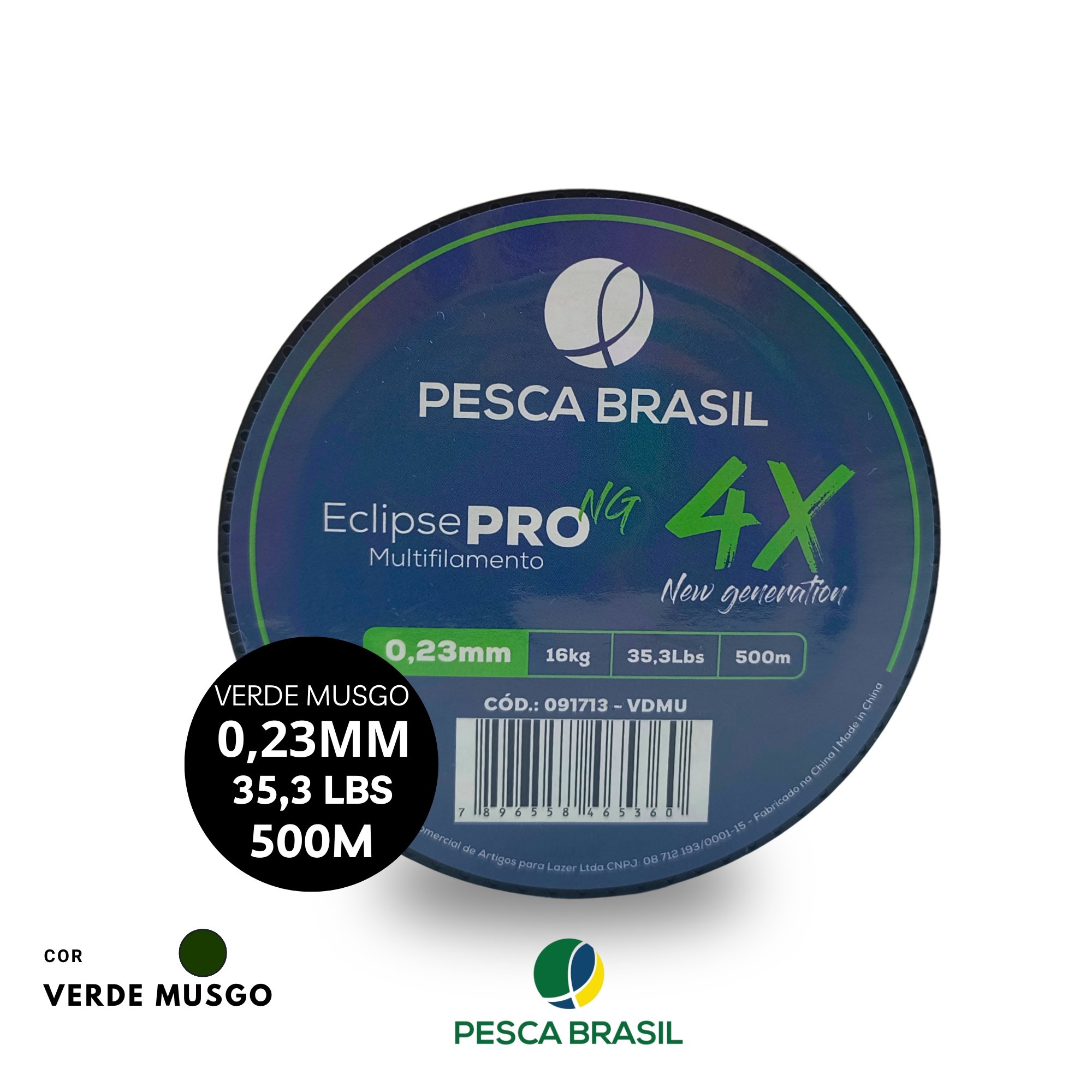 Linha Monofilamento Momoi MX8 - Verde Musgo 150m 0,20mm / 30lb