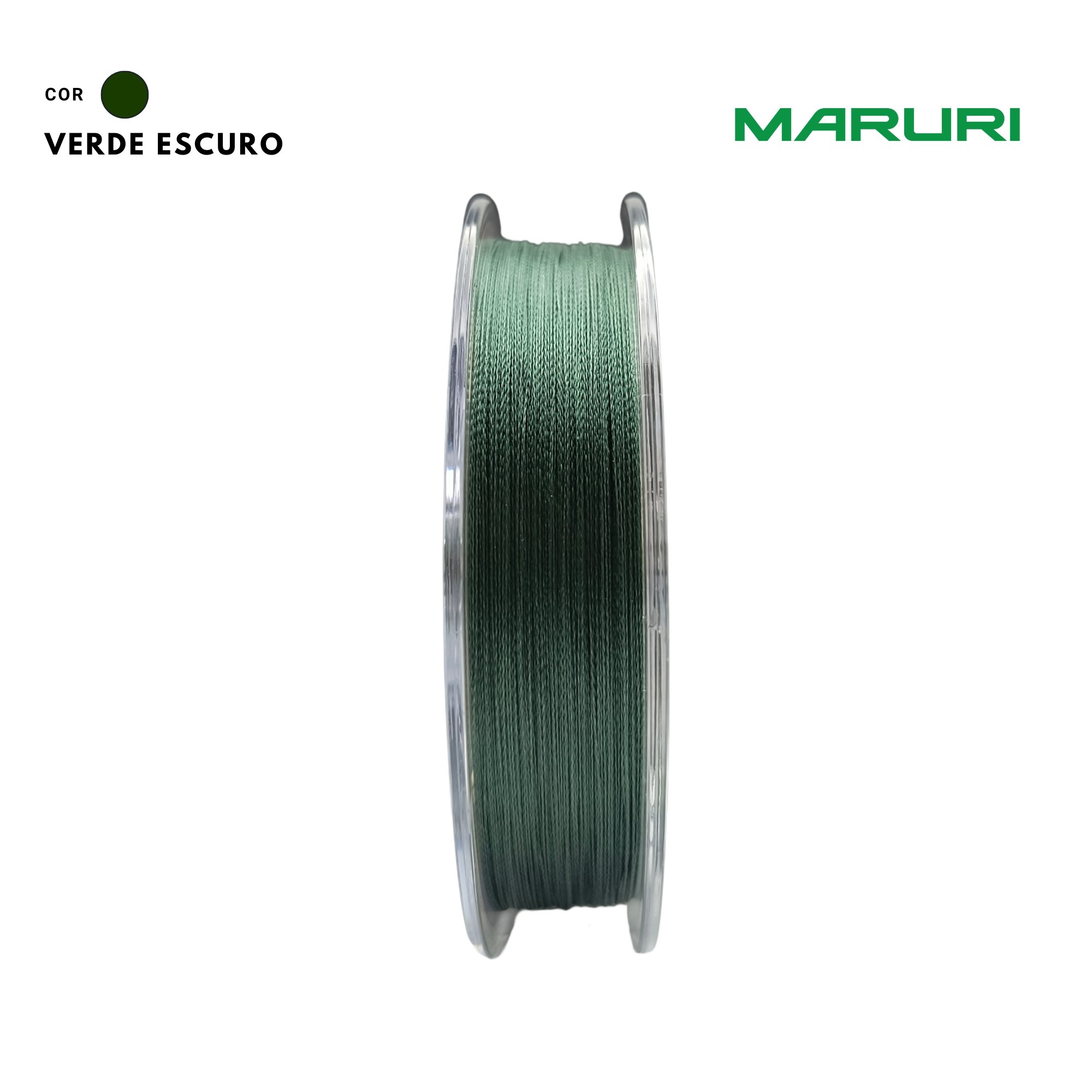 Linha Multifilamento Maruri Max Force 4x Verde Escuro - 100m