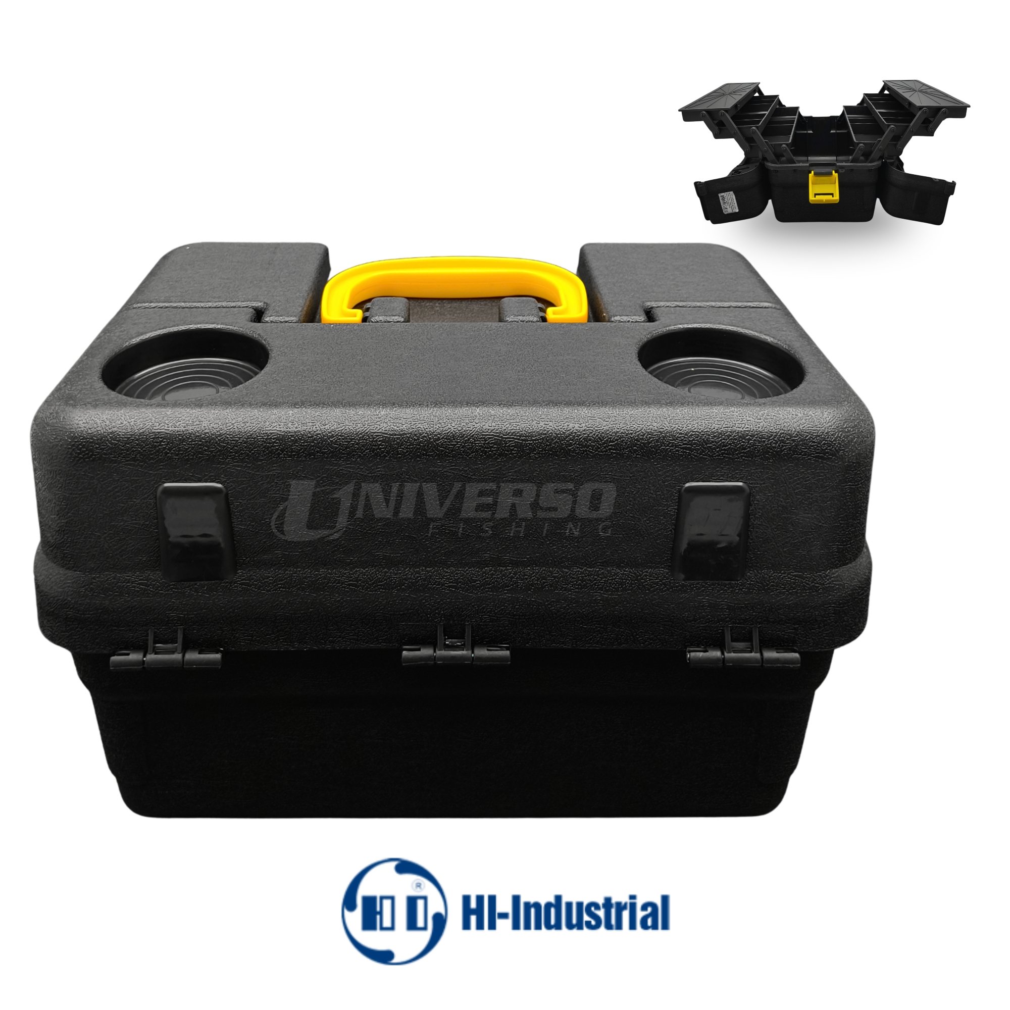 Estojo de Pesca Dupla Face Deyu XD-015 c/ 10 Divisórias