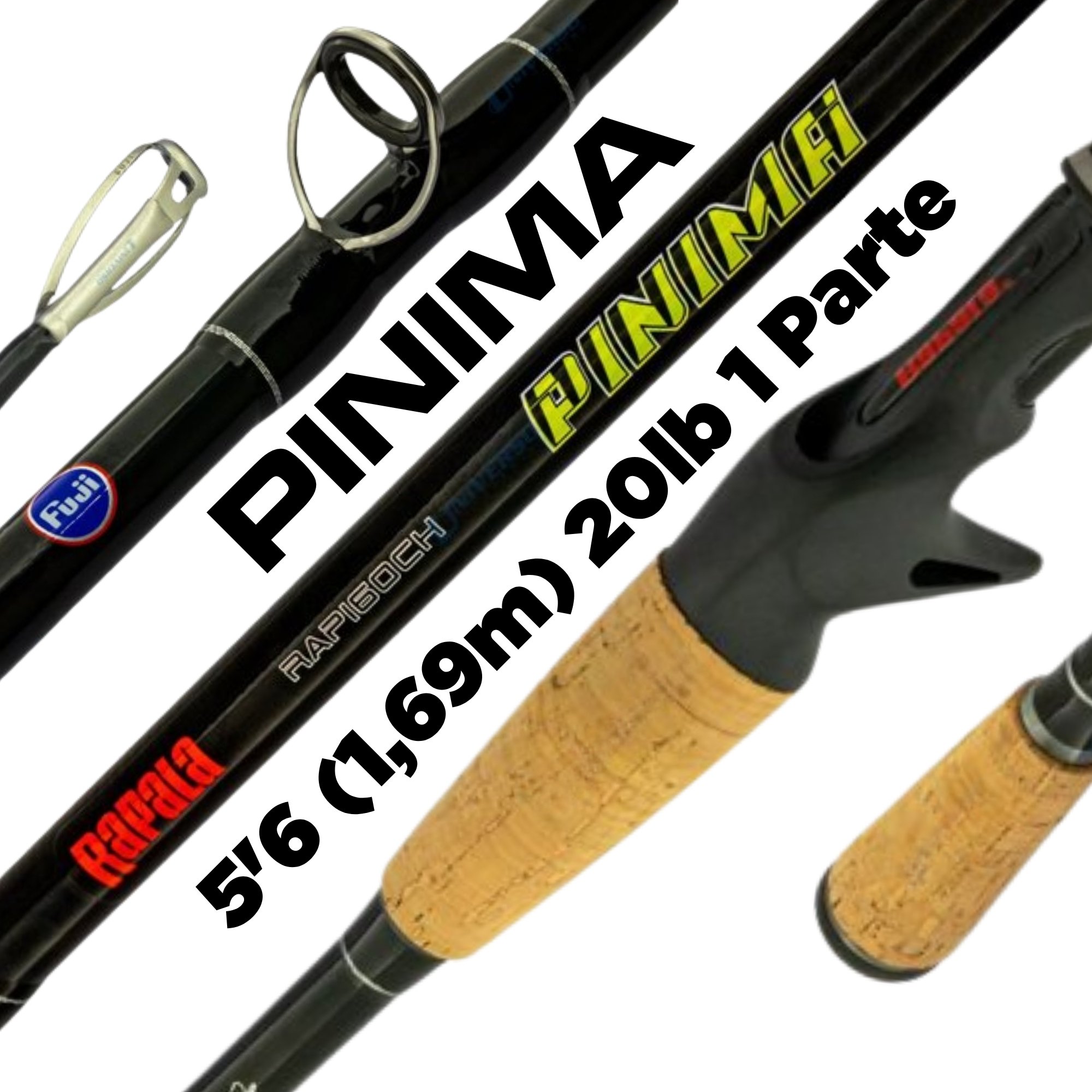Vara Rapala Bronze ZX | 5'8 (1,73m) - 17lb para Carretilha