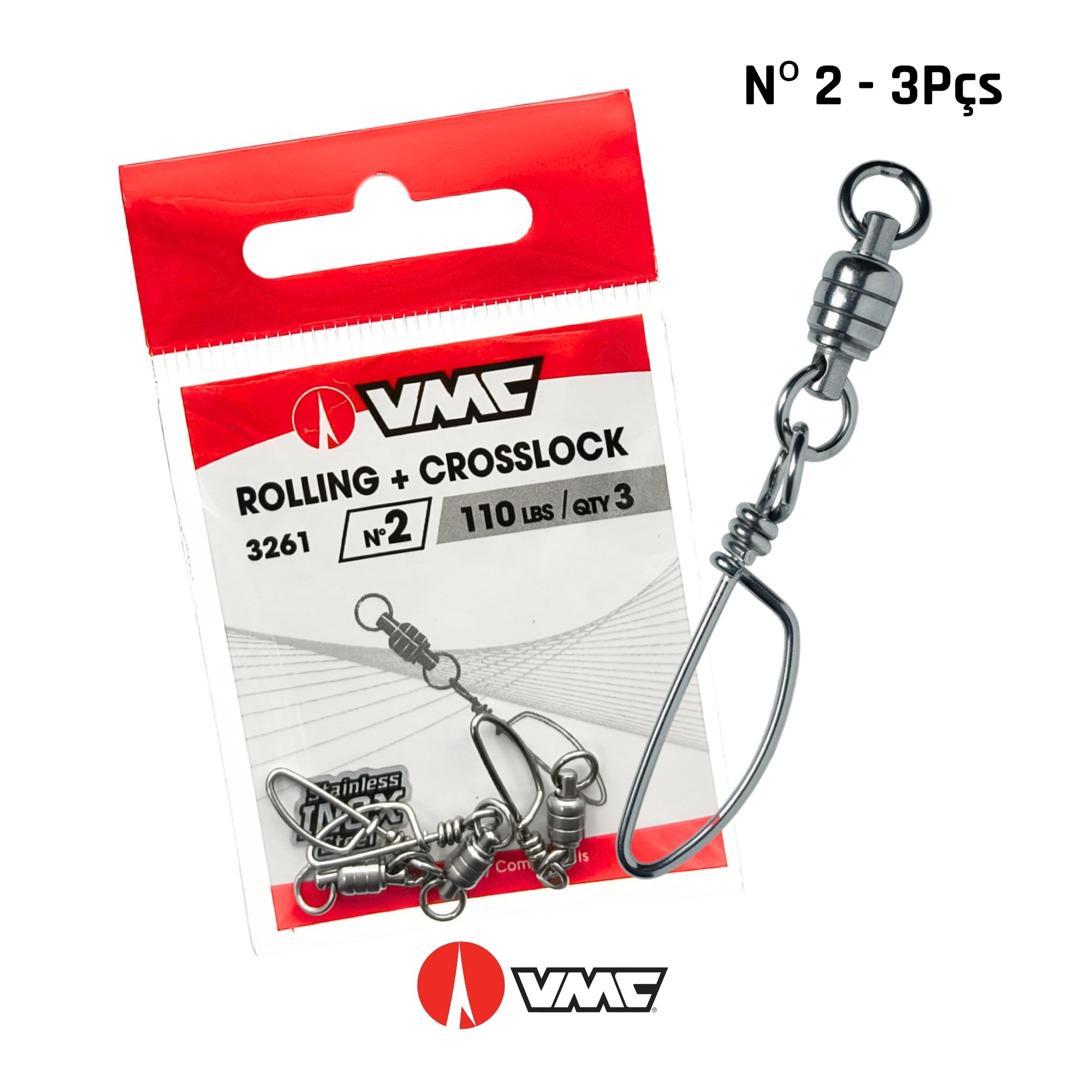 Snap Pressão com Girador Rolamentado Inox VMC / 3261