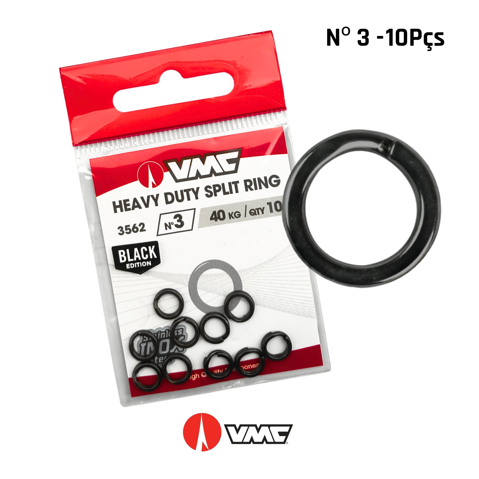 Argola Heavy Duty Split ring Inox VMC / 3562
