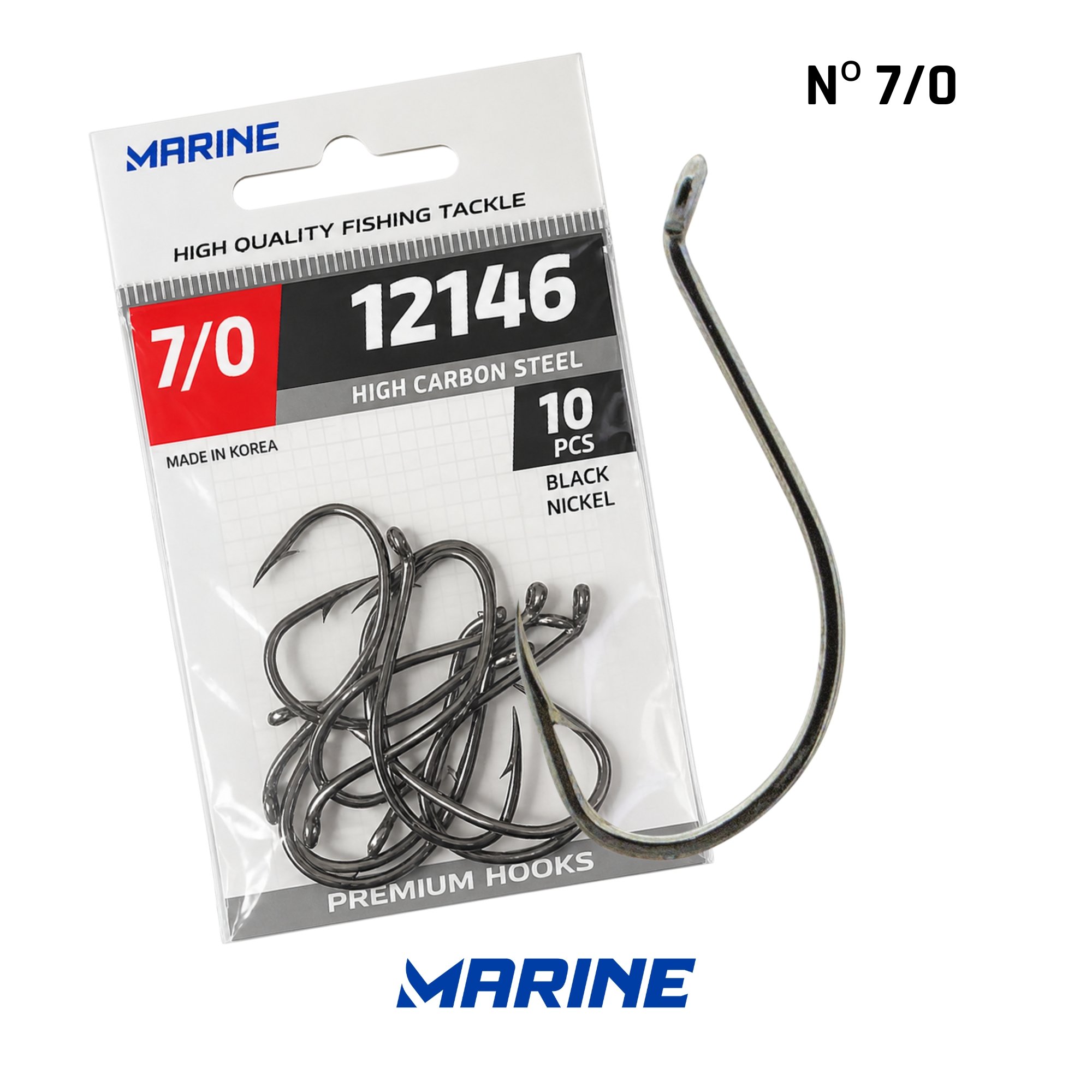 Anzol MX Pesca Akita Kitsune Preto Nº 9
