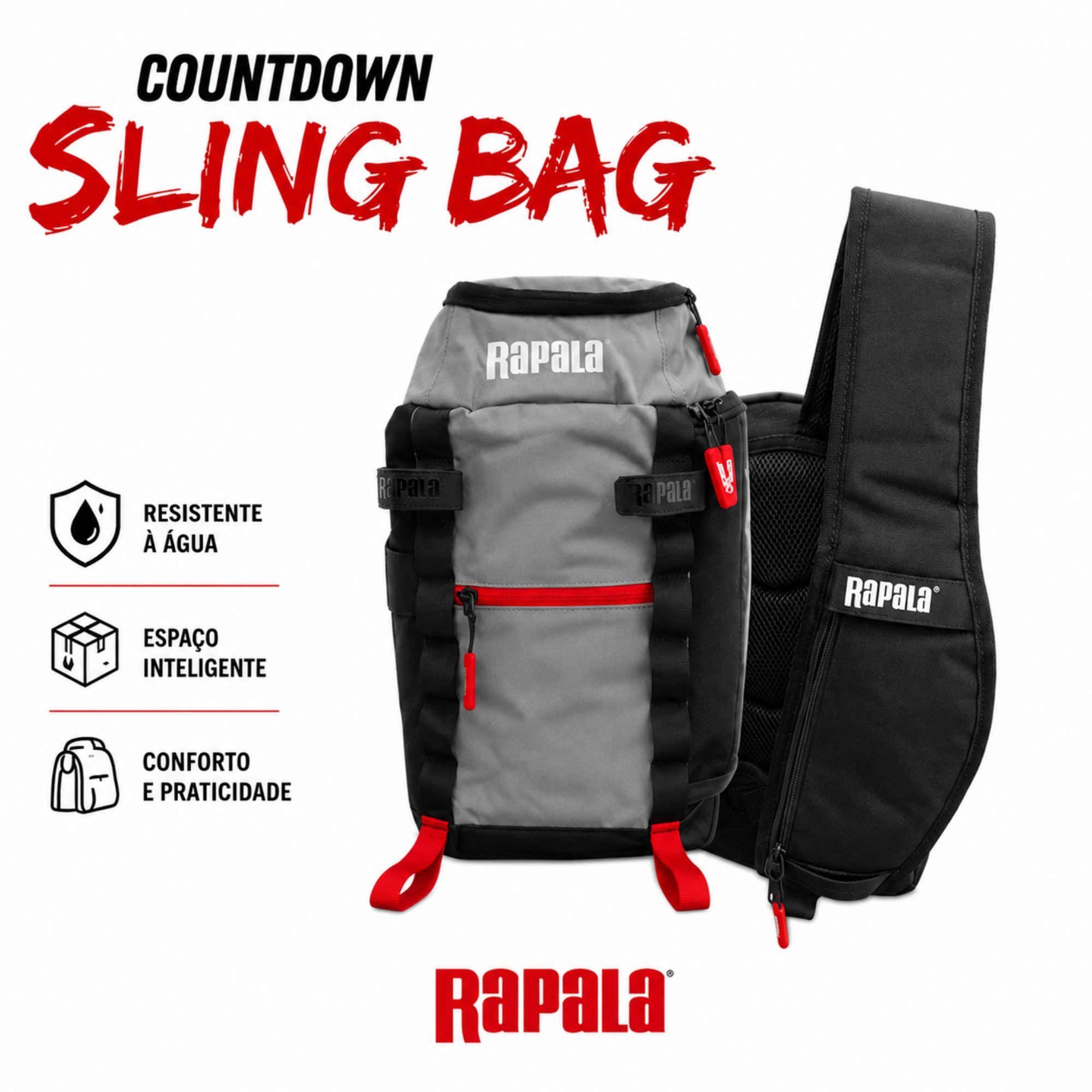 Bolsa Pesca Rapala Countdown Sling Bag | 25x42x13cm