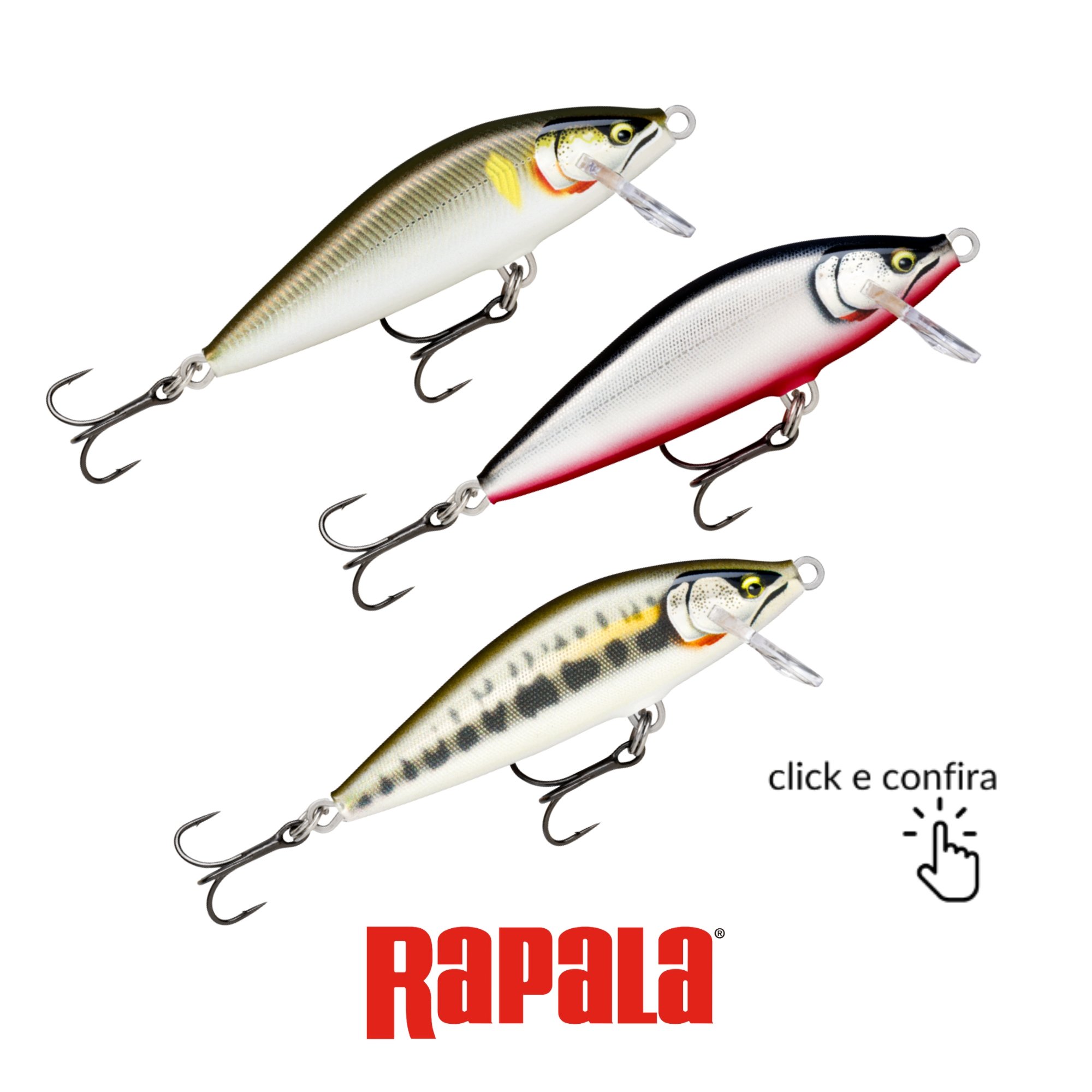 Isca Rapala CountDown Elite 75 | 7,5cm - 10g | Lote especial